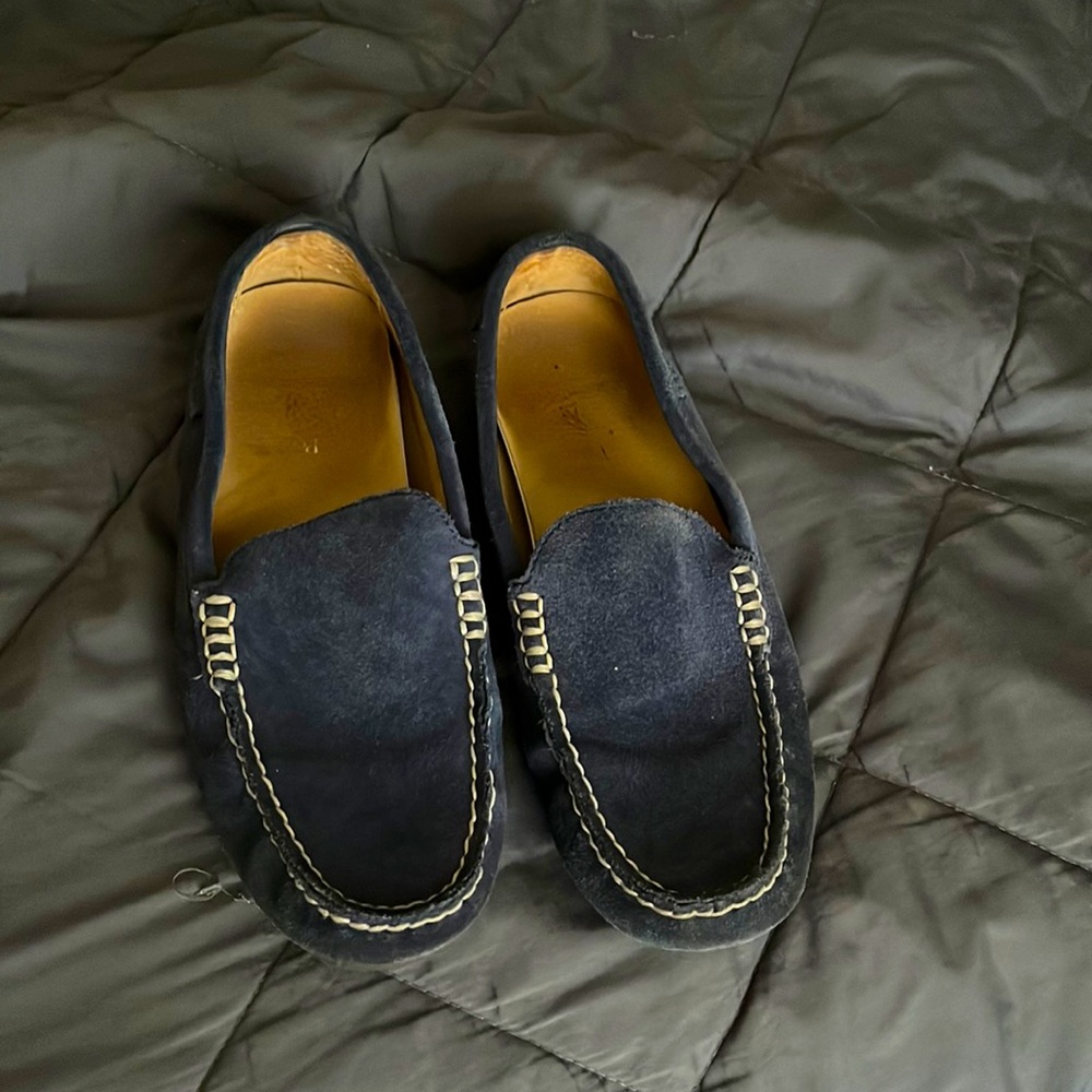 Polo Ralph Lauren navy blue loafers
